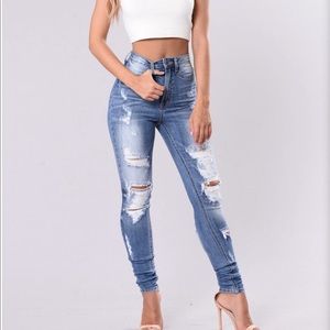 Fashion nova high waisted jeans pants